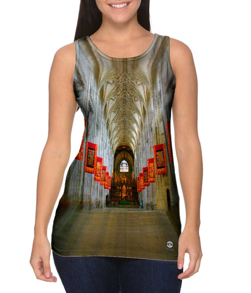 Winchester Cathedral Flags&nbsp;Womens Tank Top