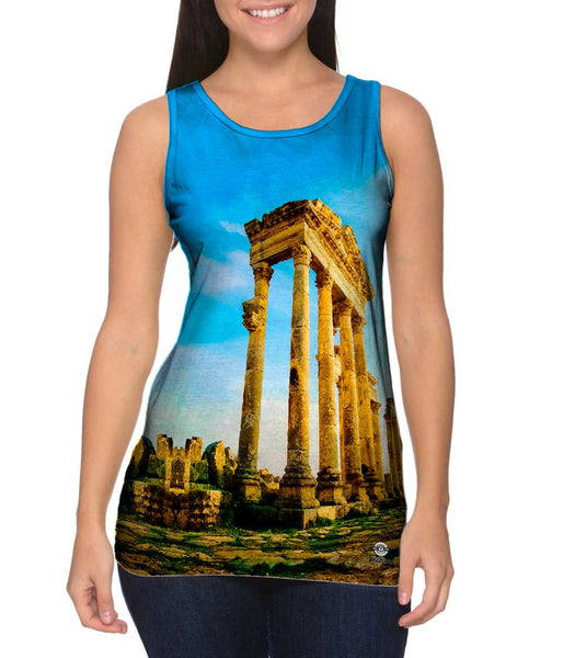 Byzantine Empire Apamea Tetrastylon Womens Tank Top