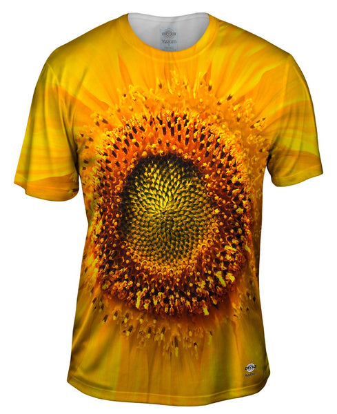 Summer Yellow Sunflower Mens T-Shirt