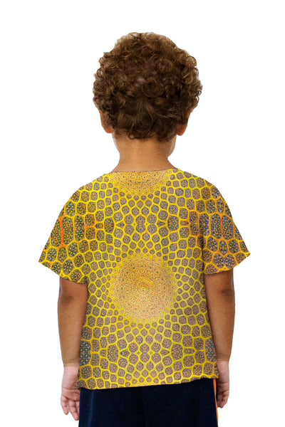 Kids Golden Mosque Ceiling Isfahan Lotfollah Architecture Kids T-Shirt