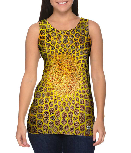 Golden Mosque Ceiling Isfahan Lotfollah Architecture&nbsp;Womens Tank Top