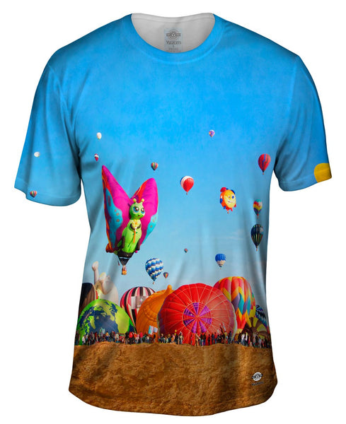 International Hot Air Balloon Festival In Leon Guanajuato Mexico&nbsp;Mens T-Shirt