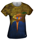 Reflection Of The Eiffel Tower In A Water Puddle