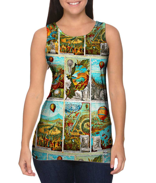 Early Flight Collecting Card Womens Tank Top