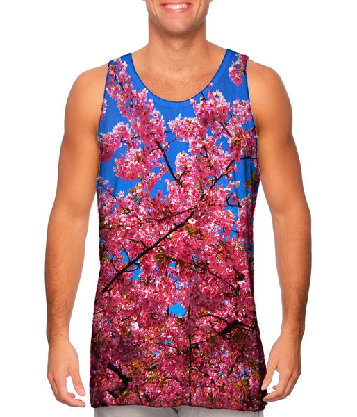 Japanese Cherry Blossom Blume Mens Tank Top