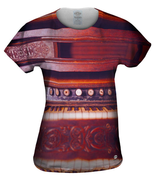 Old Rustic Organ Piano&nbsp;Womens Top