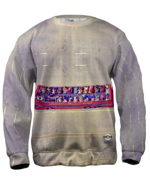 Reflection Of The Eiffel Tower In A Water Puddle&nbsp;Mens Sweatshirt