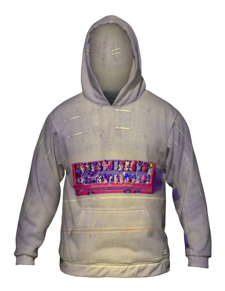 Red Tour Bus Chicago Tourists&nbsp;Mens Hoodie Sweater