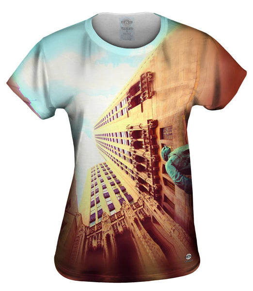 Chicago Tribune Building Statue Womens Top