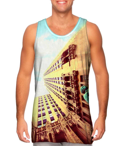 Chicago Tribune Building Statue&nbsp;Mens Tank Top