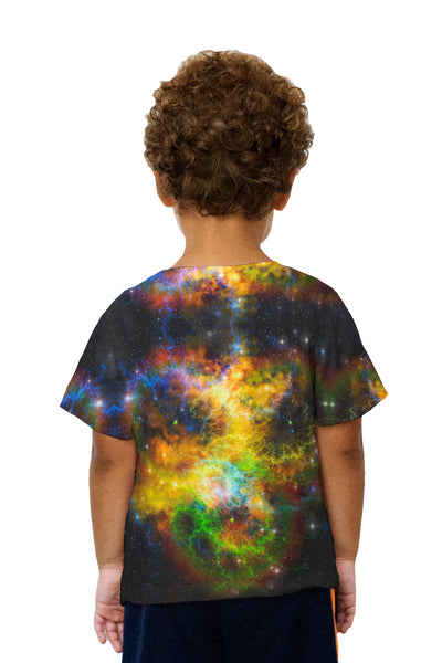 Kids Space Galaxy Ribbon Kids T-Shirt