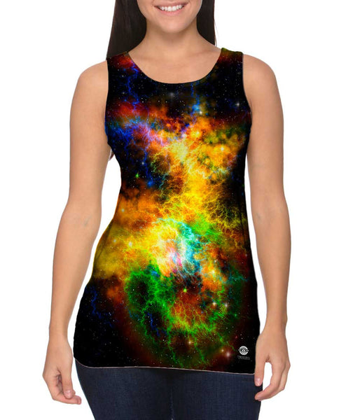 Space Galaxy Ribbon&nbsp;Womens Tank Top