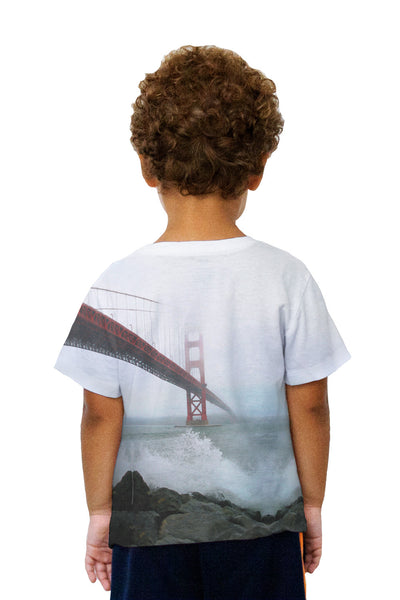 Kids Golden Gate Bridge Fog Kids T-Shirt
