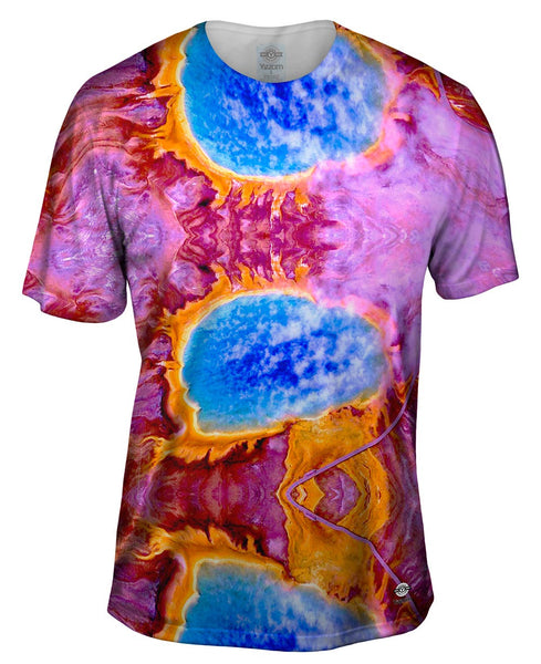 Grand Prism Hot Spring Yellowstone Park&nbsp;Mens T-Shirt