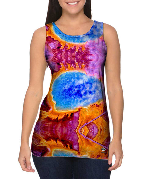 Grand Prism Hot Spring Yellowstone Park&nbsp;Womens Tank Top
