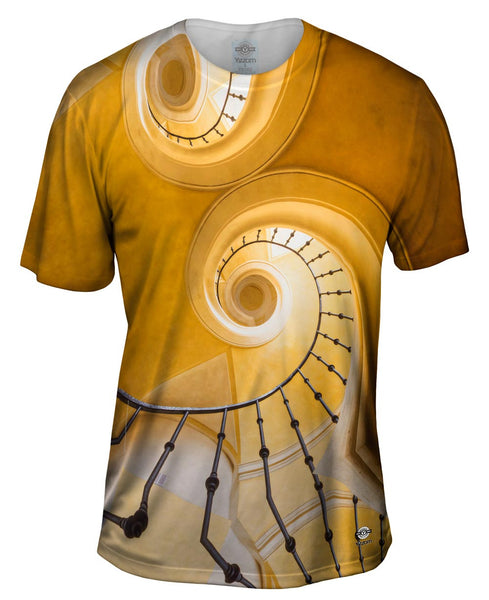 Golden Spiral&nbsp;Mens T-Shirt