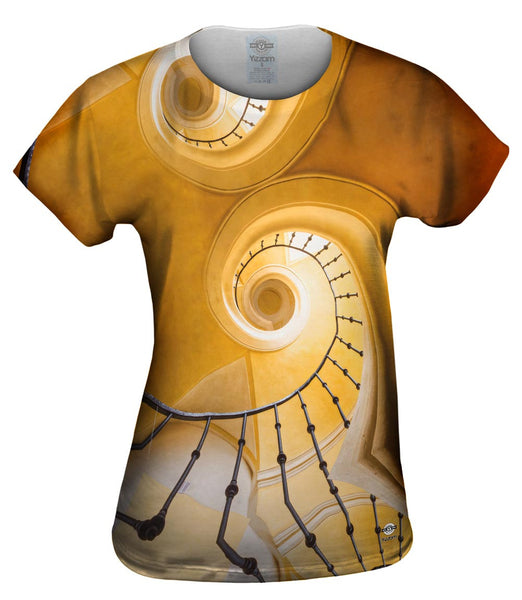 Golden Spiral Womens Top