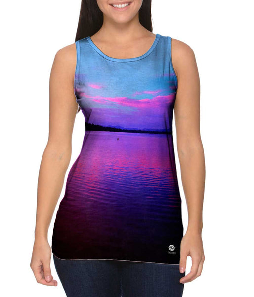Fallen Leaf Lake Sunset&nbsp;Womens Tank Top