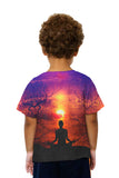 Kids Meditation Purple Sunset