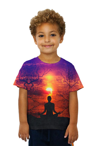 Kids Meditation Purple Sunset