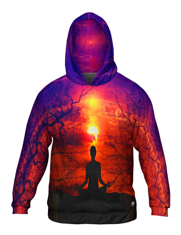 Meditation Purple Sunset