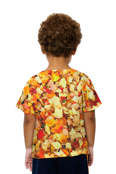 Kids Autumn Leaves Kids T-Shirt