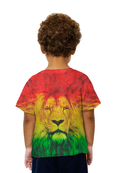 Kids Rastafarian Lion Kids T-Shirt