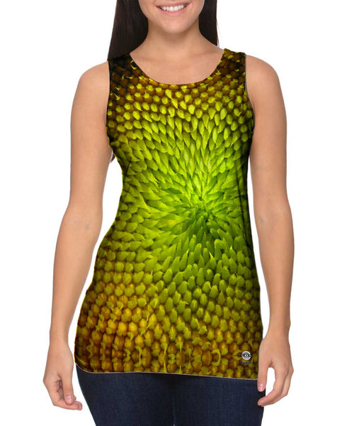 Sunflower Abstract&nbsp;Womens Tank Top