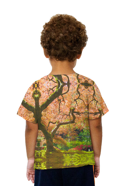 Kids Portland Japanese Garden Maple Kids T-Shirt