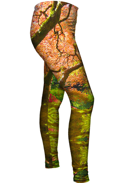 Portland Japanese Garden Maple Womens Leggings