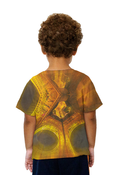 Kids Under The Eiffel Tower Paris Kids T-Shirt