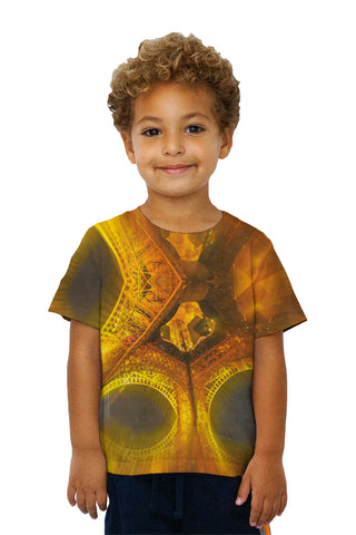 Kids Under The Eiffel Tower Paris