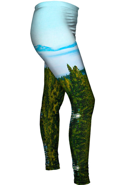 Floating Mountains Of Pandora Womens Leggings
