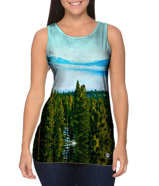 Floating Mountains Of Pandora&nbsp;Womens Tank Top