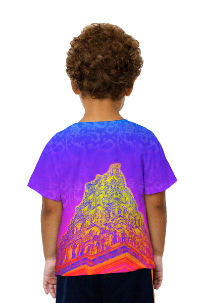 Kids Hindu Gods Hierarchy Trippy Kids T-Shirt