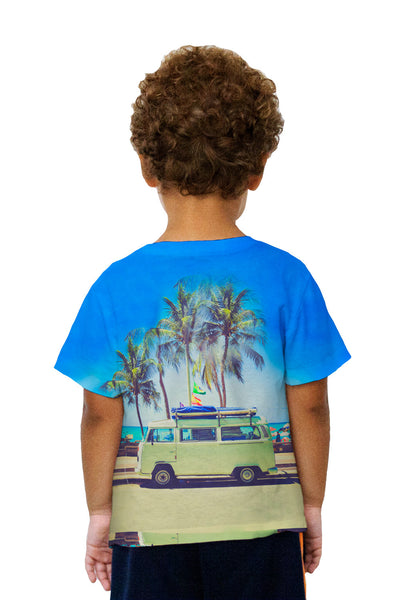 Kids Peace Love Van Kids T-Shirt