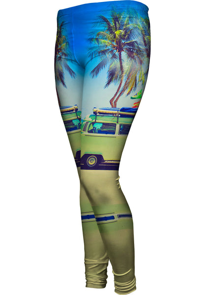 Peace Love Van Womens Leggings