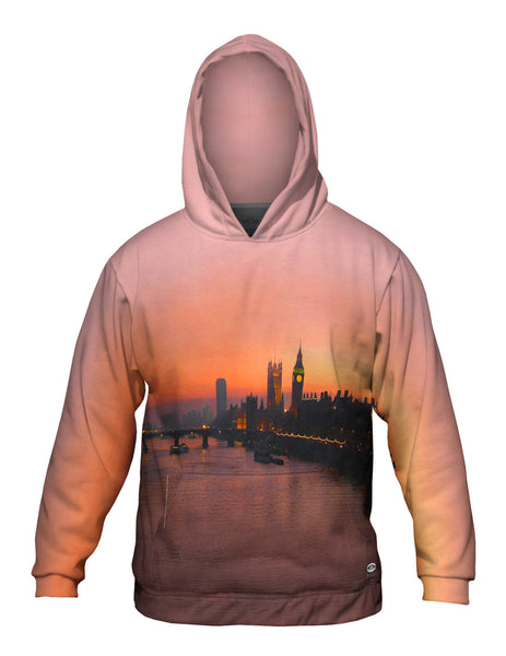 London Eye At Dusk Night&nbsp;Mens Hoodie Sweater