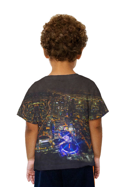 Kids La Night Lights Kids T-Shirt