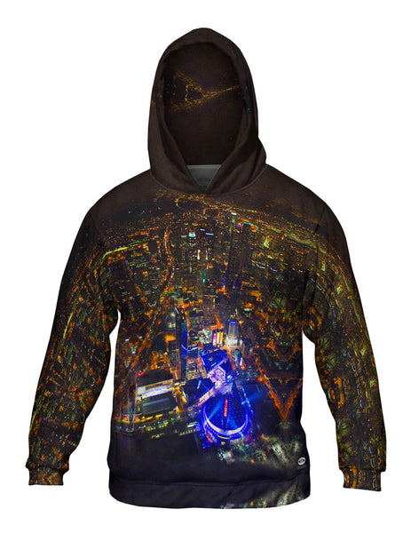 La Night Lights Mens Hoodie Sweater