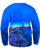 London Eye At Dusk Night