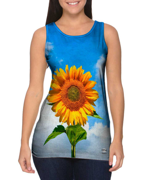 Sunflower Sky Womens Tank Top