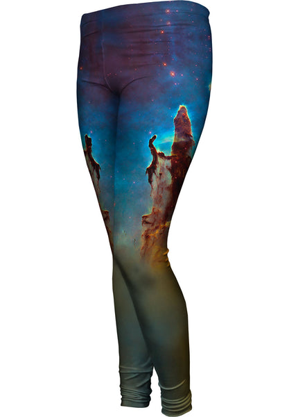 Space Galaxy Pillars Of Creation Womens Leggings