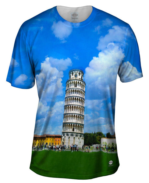 Leaning Tower Of Pisa Mens T-Shirt