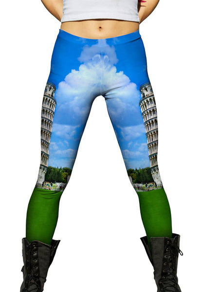 Leaning Tower Of Pisa Womens Leggings