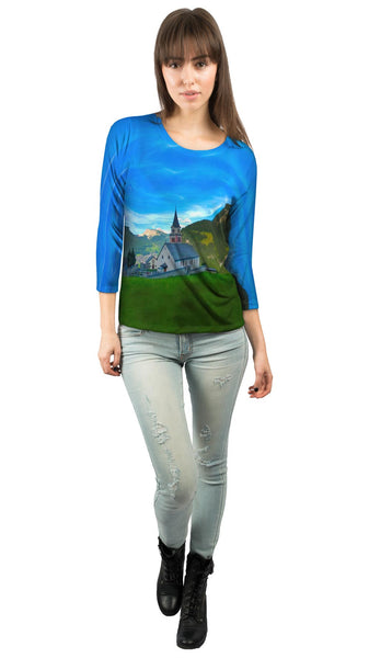 Catamaran Caught In The Sunset&nbsp;Womens 3/4 Sleeve