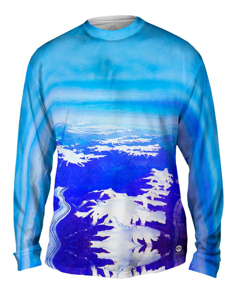 Greenland Glaciers Mens Long Sleeve