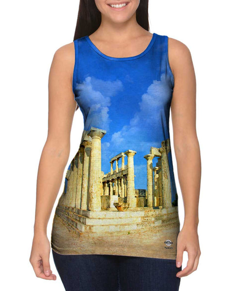 Greece 1172 Temple Of Athena&nbsp;Womens Tank Top