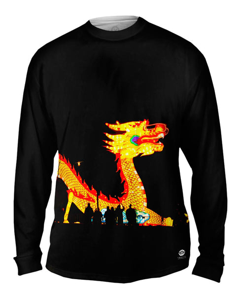 China Festival Of Lights Dragon Mens Long Sleeve
