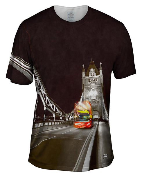 London Cliche Tower Bridge And Bus&nbsp;Mens T-Shirt